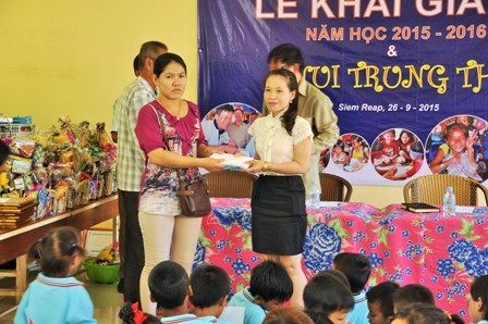 Khai trương Trường Tiểu học Hữu nghị Việt Nam Khmer tỉnh Siem Reap, Campuchia - ảnh 12
